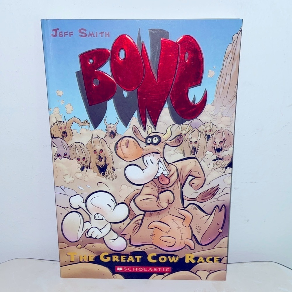 Bone 🦴 the great cow race 🐄 Jeff Smith 📚​​​​